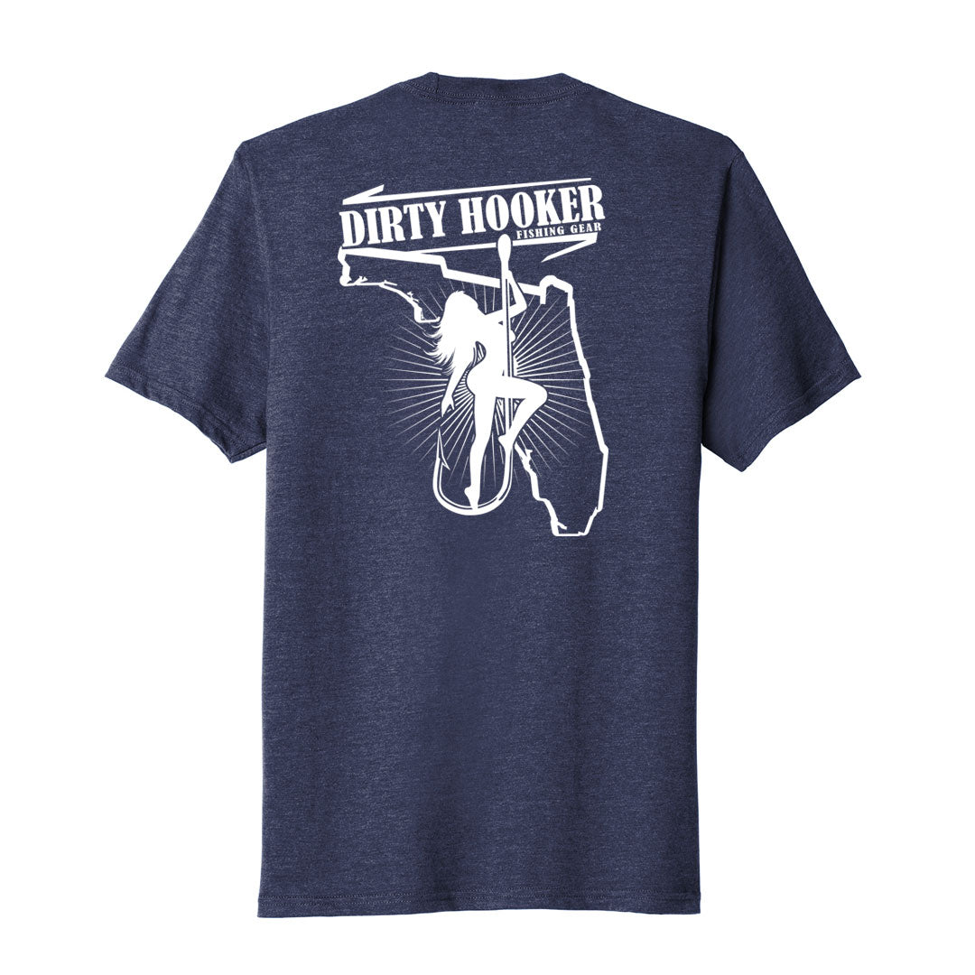 Dirty Hooker Florida Shine White - Lightweight T-Shirt